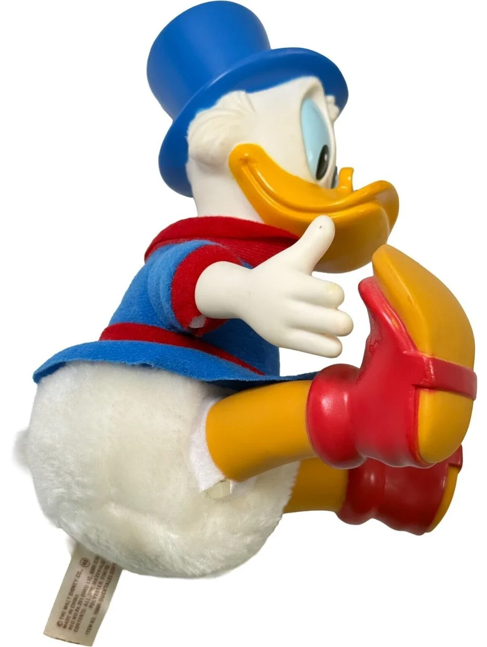 VTG Disney Scrooge McDuck Applause #15055 Ducktales Soft Vinyl 7